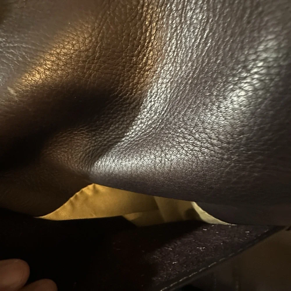 Vintage PIEL Saddle Leather Large Shopping Weekender Bag